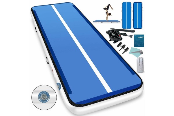Gym Air Track Safe Durable Inflatable Fabric Air Track Yoga Mats Nonslip Kameymall
