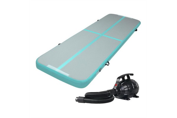 Air Track Mint Green Inflatable Home Edition Air Mat Tumble Floor Mat Kameymall
