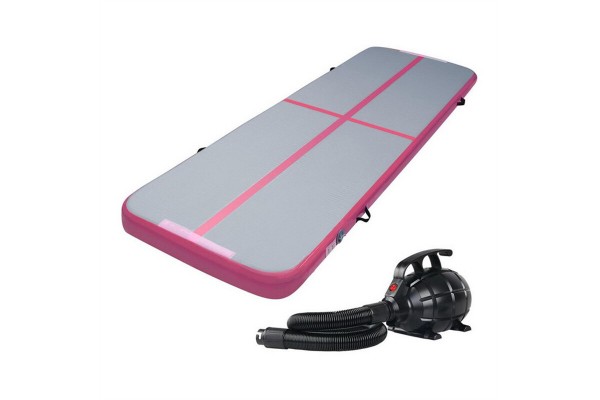 Air Track Pink Small Cheap Inflatable Tumble Air Mat for Home Yoga Training Kameymall
