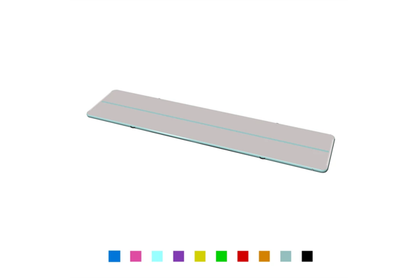 Air Track Gymnastics Floor Tumble Track Gray Surface Mats Air Floor Kameymall