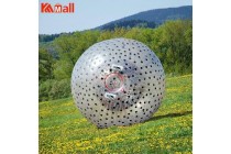 Zorb Ball Inflatable Bubble Suit Black Dot 2.5M Tear Resistant Human Hamster Ball