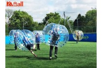 Zorb Ball Human Bubble Ball Blue Dot Blow Up Ball Suits For Outdoor Grass Game



