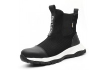 Non Slip Safety Shoes Lightweight Safety Boots Black Versatile Shoes Kameymall