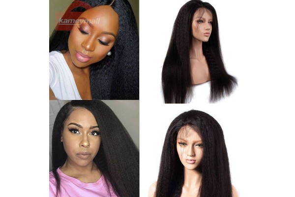 Human Hair Extensions Lace Wigs Front 13×6 Kinky Straight Virgin Wigs Kameymall