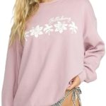 Billabong Ride In Women's Crew Sweatshirt - Haze-0
