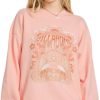 Billabong womens Ride in Oversized Crewneck Sweatshirt-3