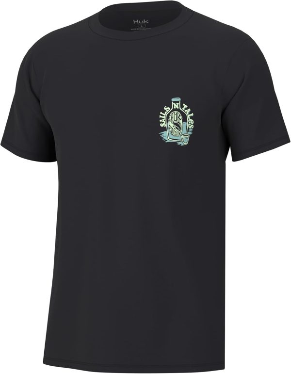 HUK Mens Fishing Graphic Tee, Performance Short Sleeve, Quick-Dry-1