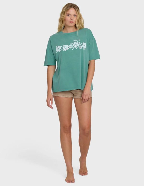 Billabong Make It Tropical Womens Oversized Tee-4