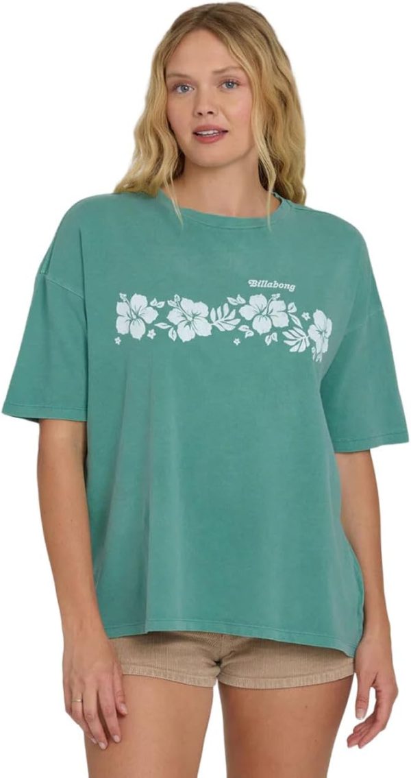 Billabong Make It Tropical Womens Oversized Tee-0