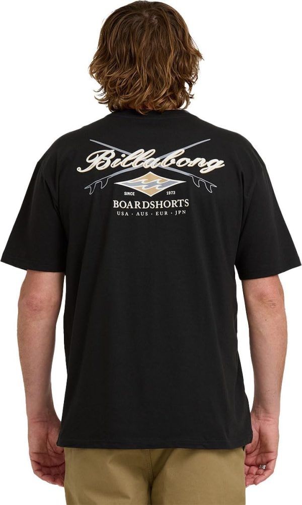 Billabong - Mens Crossboards Regular Short Sleeve T-Shirt billabong - mens crossboards regular short sleeve t-shirt black