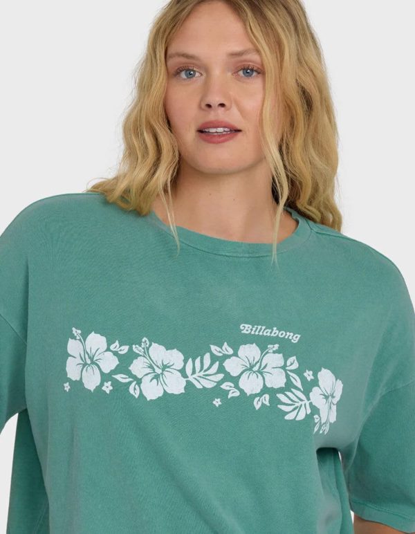 Billabong Make It Tropical Womens Oversized Tee-1
