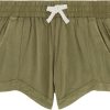 Billabong Girls Mad for You Elastic Waist Pull-on Shorts, Side Seam Pockets girls mad for