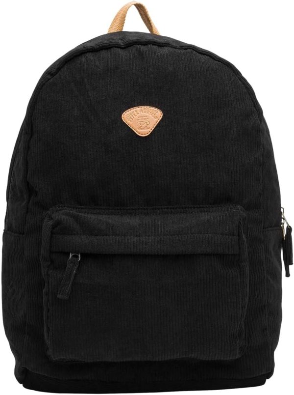 Billabong Schools Out Cord 20L Backpack for Women 24E653502, Black pebble, One Size-1