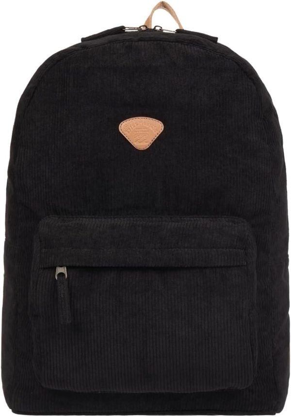 Billabong Schools Out Cord 20L Backpack for Women 24E653502, Black pebble, One Size-0