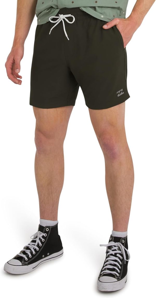 Billabong Men's Kai 17" Elastic Waist Quick Dry Hybrid Shorts (S-XXL) s kai 17