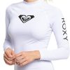 Roxy Womens Fitted Rashguard – UPF 50+, Compression Fit, Swim, Surf, Hiking, Volley, Workout, Yoga, Quick-Dry Swim Shirt-3