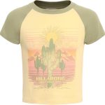 Billabong Girls' Premium Short Sleeve Raglan Graphic Tee, Crew Neck T-Shirt, Soft & Comfortable-0