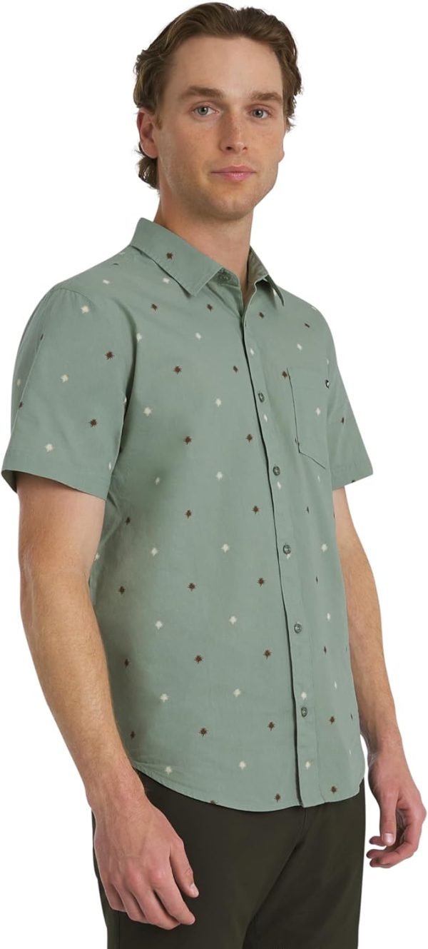 Billabong Men's Short Sleeve Woven Button Down Shirt (S-XL)-2