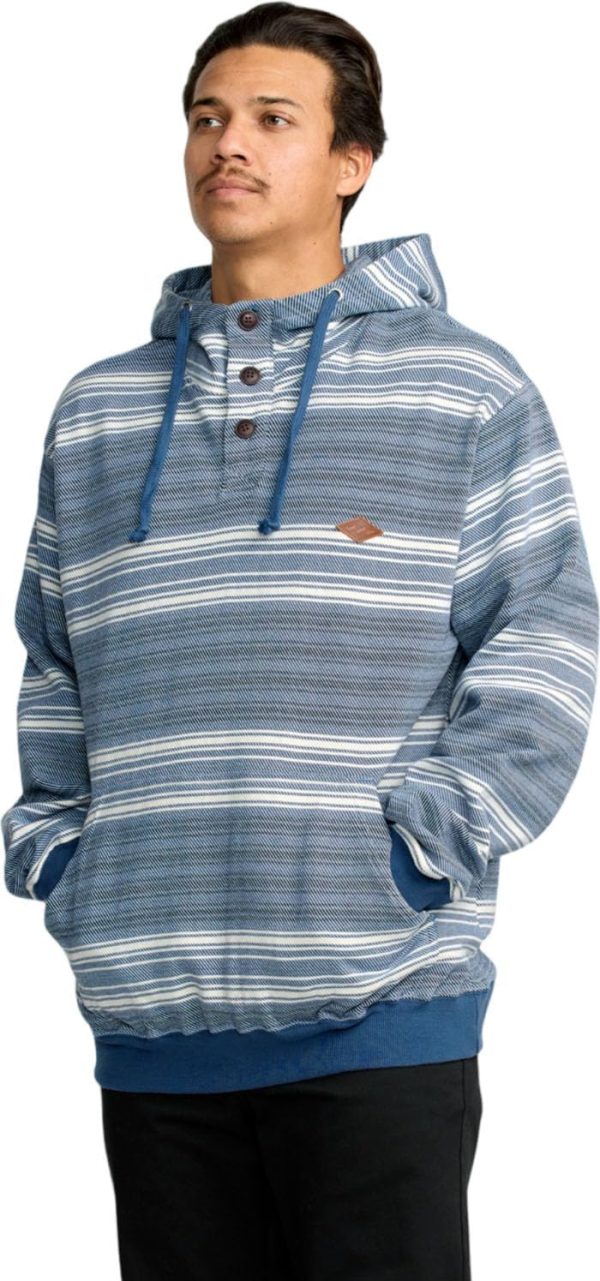 Billabong mens Rancho Henley Pullover Hooded Flannel billabong mens rancho henley pullover hooded flannel shirt