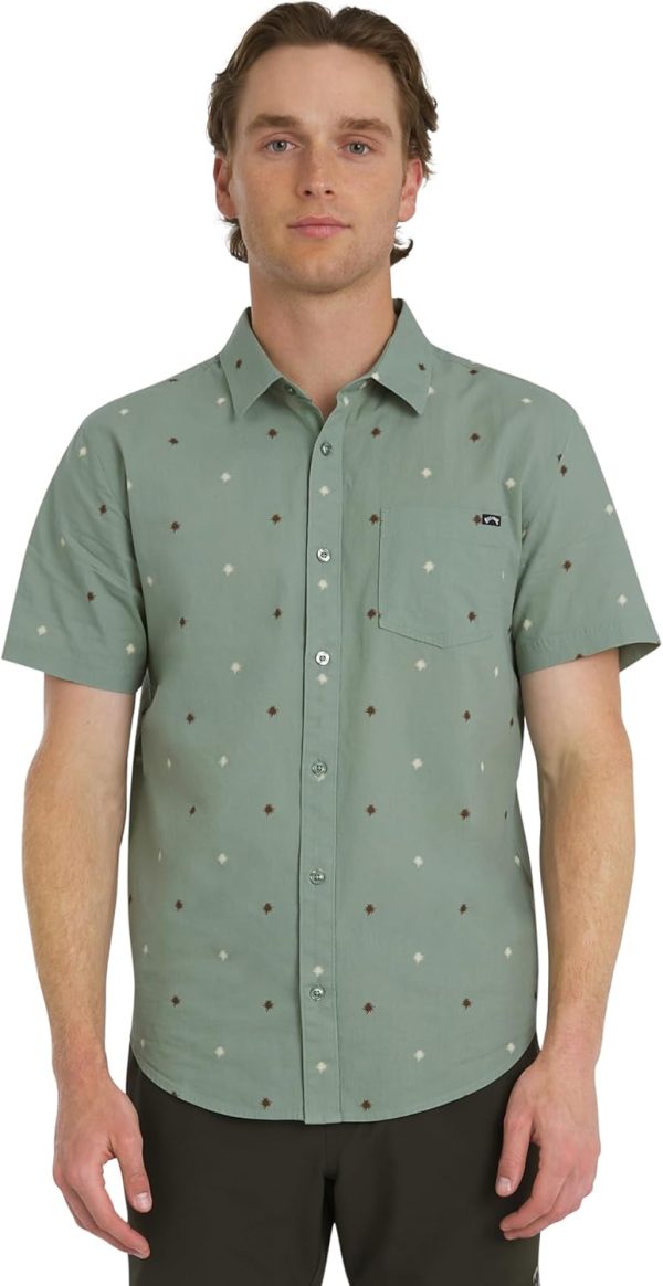 Billabong Men's Short Sleeve Woven Button Down Shirt (S-XL) billabong mens short sleeve woven button down shirt (s-xl) limited