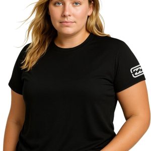 Billabong Plus Size Rash Guard for Women, UPF 50+ Long & Short Sleeve Swim Shirt plus size rash
