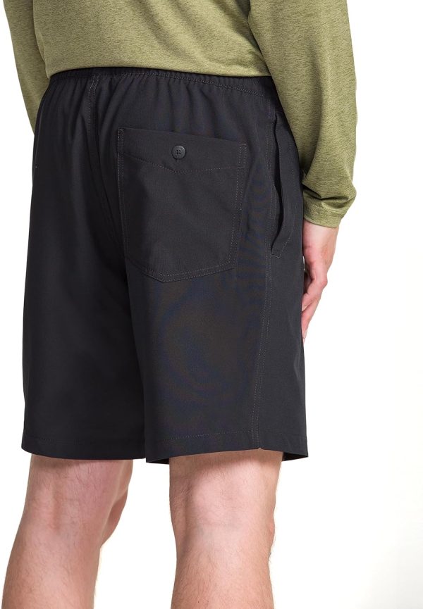 Volcom Mens Stones 18" Elastic Waist Hybrid Shorts – Quick-Dry Stretch Fabric Drawstring Mesh Pockets-2