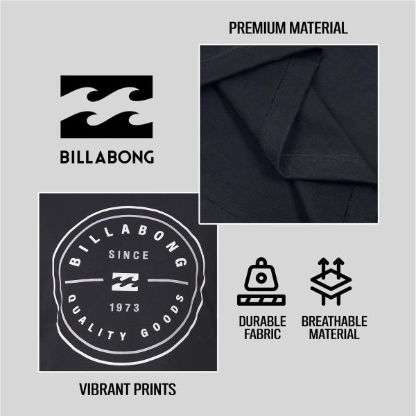 Billabong Big and Tall Long Sleeve T Shirts for Men - Cotton Graphic Tee Shirts-3