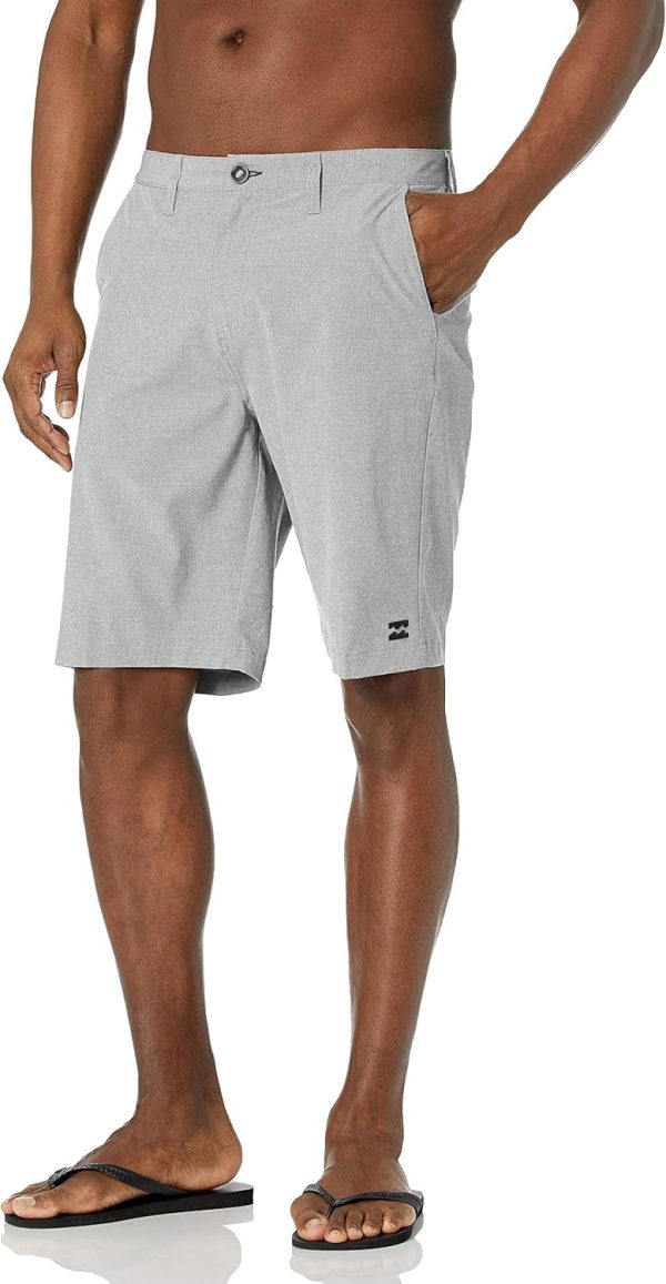 Billabong Men's Classic Submersible Hybrid Short, Made with Quick-Drying Material for Wear in Both Land & Water Grey-0
