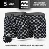 Billabong Mens Underwear 5 Pack Microfiber Performance Boxer Briefs for Men-2