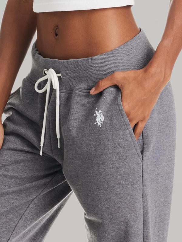U.S. Polo Assn. Womens Sweatpants with Pockets, French Terry Womens Joggers or Cuffed Leg Sweats-3