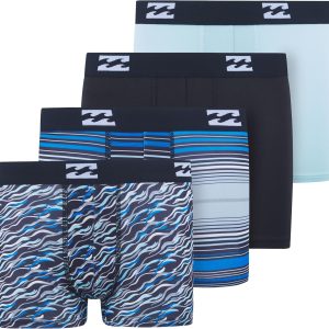 Billabong Boys Underwear 4 Pack Boxer Briefs for Boys 6-18 Durable Stretch Breathable Moisture Wicking-0