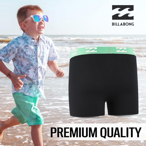 Billabong Boys Underwear 4 Pack Boxer Briefs for Boys 6-18 Durable Stretch Breathable Moisture Wicking-3