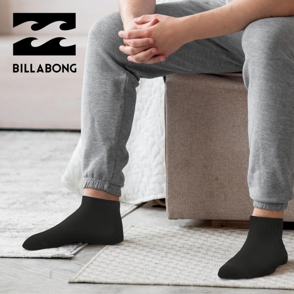 Billabong Mens Socks 8 Pairs Ankle Socks for Men Premium Athletic Shoe Size 8-12-2