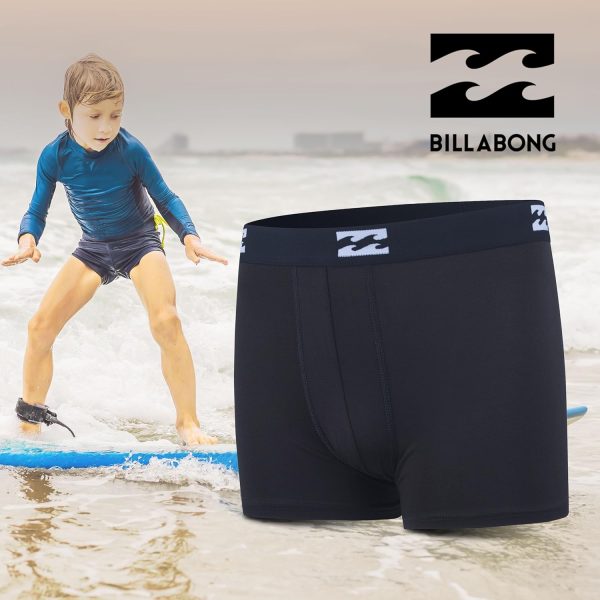 Billabong Boys Underwear 4 Pack Boxer Briefs for Boys 6-18 Durable Stretch Breathable Moisture Wicking-2