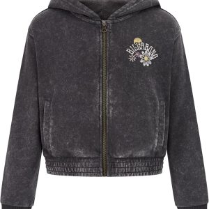 Billabong girls Full-zip French Terry Hoodie Sweatshirt-0