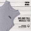 Billabong Big and Tall Tank Tops for Men - Cotton Mens Sleeveless Muscle T Shirt tall tank tops