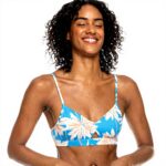 Roxy Womens Swimsuit Top Recycled Fabric High Support