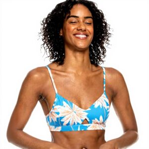 Roxy Womens Swimsuit Top Recycled Fabric High Support