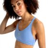 Roxy Heart Into It Sports Bra Women Grapemist Charcoal