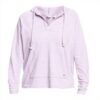 Roxy Womens Sweatshirt Cotton Blend V Neck Kangaroo Pocket