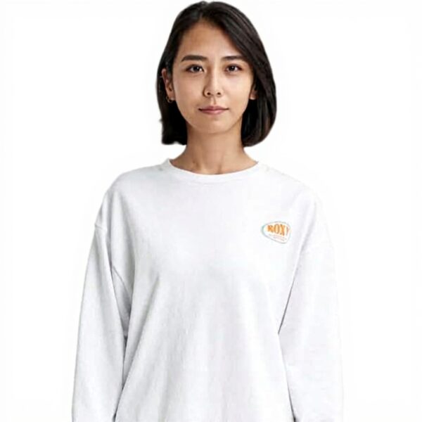 Roxy Womens Long Sleeve T-Shirt Back Logo Casual Wear