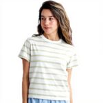 Roxy Womens Chibi T-Shirt Multi-Border Sheeting Material