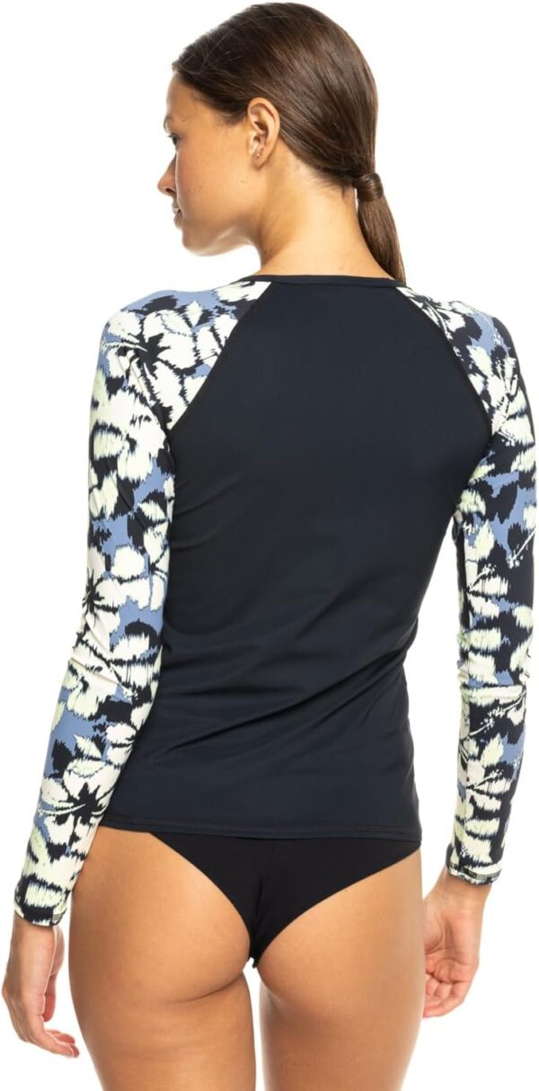 Roxy Women's Rash Guard Shirt Active Swimwear Protection-2