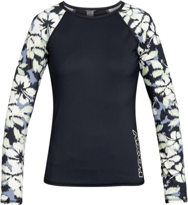 Roxy Women's Rash Guard Shirt Active Swimwear Protection-0