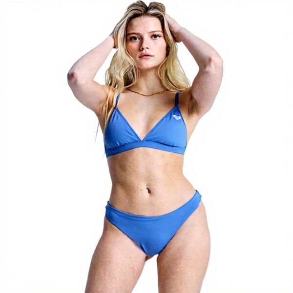 Roxy Womens Bikini Tops Swimwear Dutch Blue Plumeria