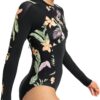 Roxy Womens Fashion Onesie Rash Guard Long Sleeve-3