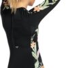 Roxy Womens Fashion Onesie Rash Guard Long Sleeve-2