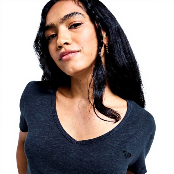 Roxy Womens Flowing Top V T-Shirt Casual Comfort Fit