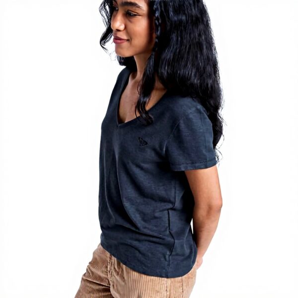 Roxy Womens Flowing Top V T-Shirt Casual Comfort Fit