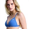 Roxy Womens Bikini Tops Swimwear Dutch Blue Plumeria